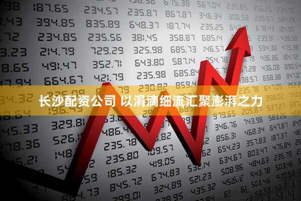 长沙配资公司 以涓滴细流汇聚澎湃之力